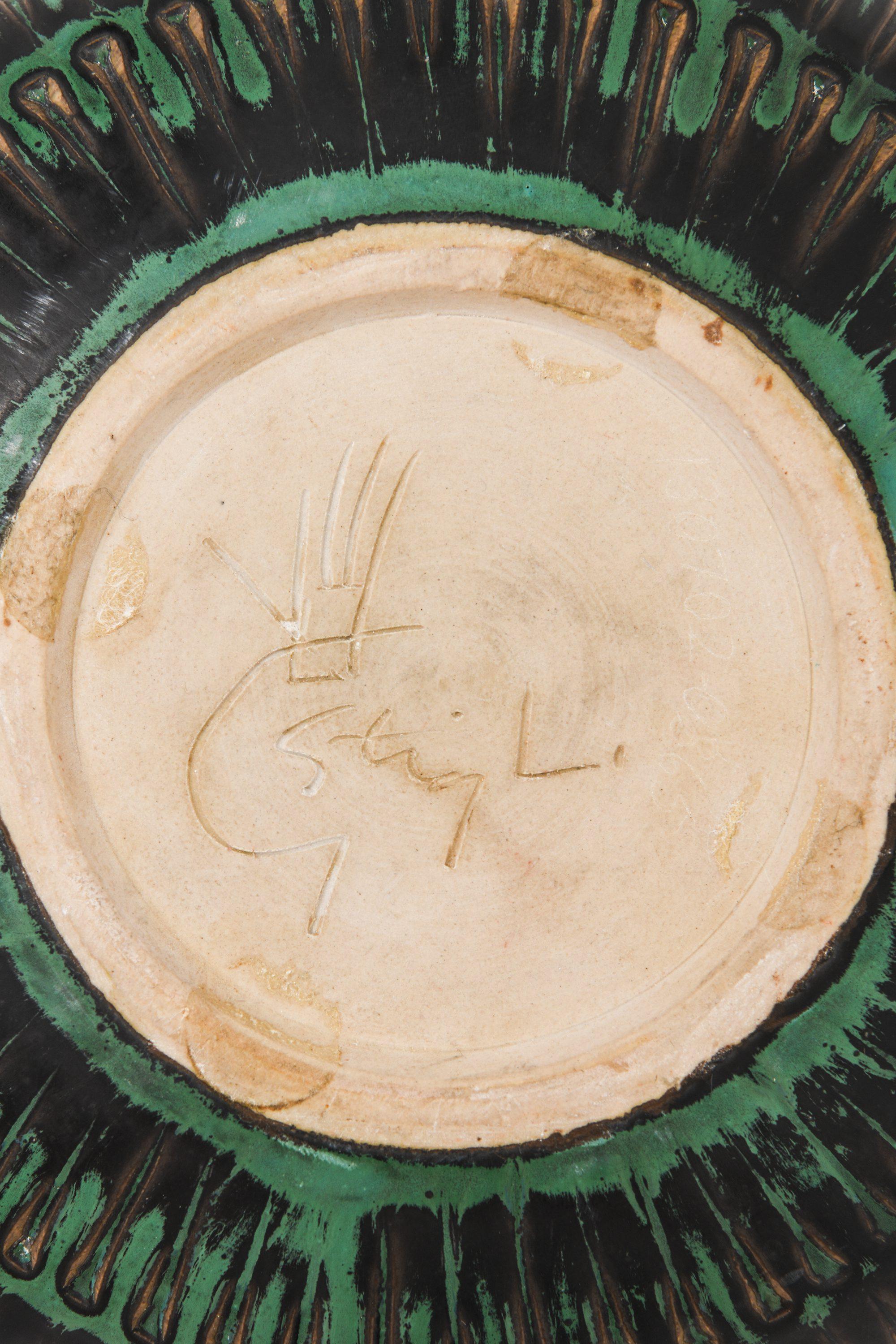 Vaso in ceramica di Stig Lindberg, 1958-1959 In condizioni buone in vendita a Limhamn, Skåne län
