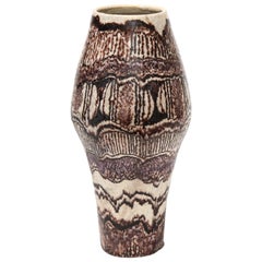 Ceramic Vase by Uberto Zannoni, Italy, C. 1950, 'Signed'