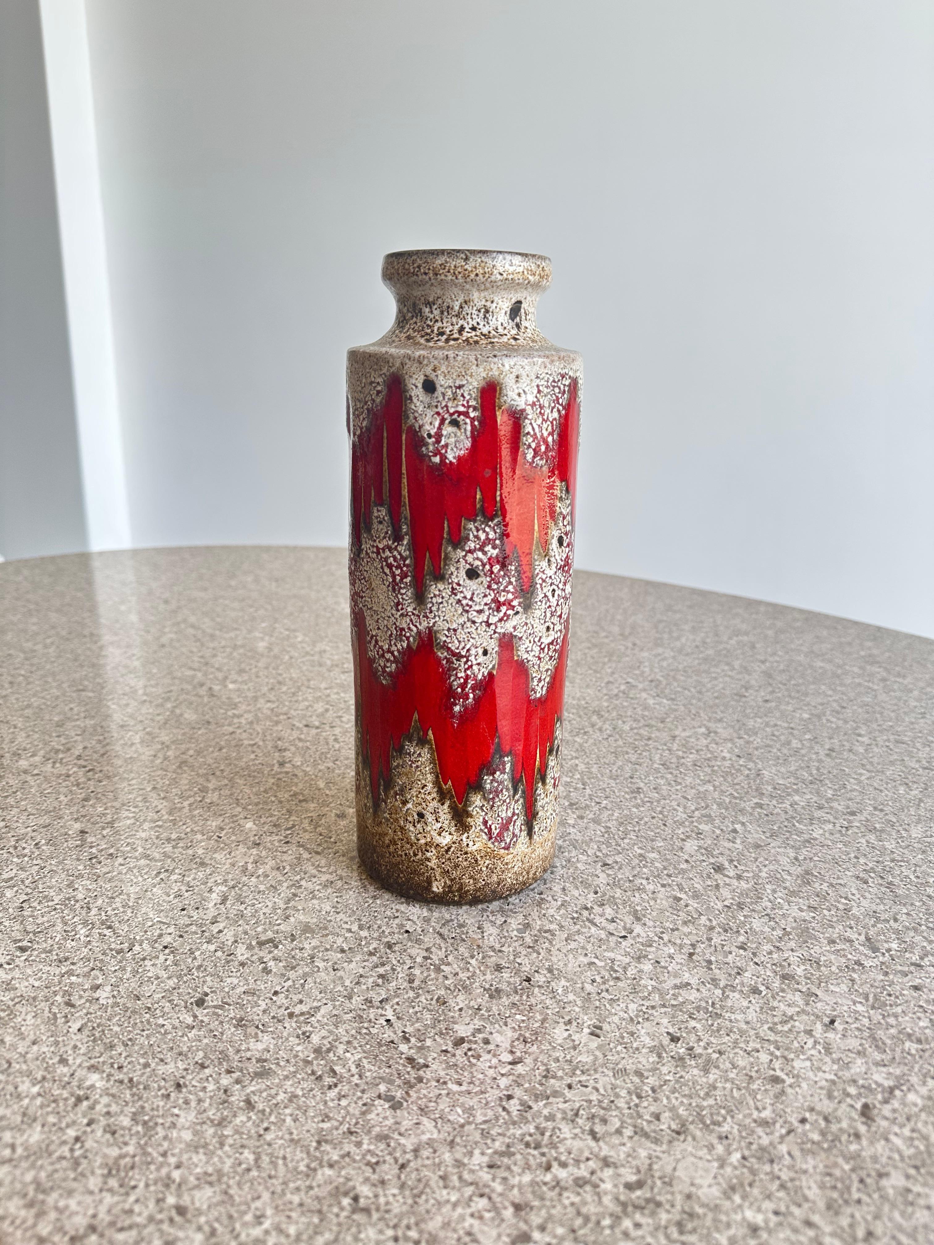 Mid-Century Modern Ceramic Vase by W. Germany For Sale