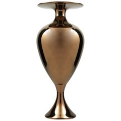 Ceramic Vase "CAMILLE" Handcrafted in Bronze by Gabriella B. Made in Italy