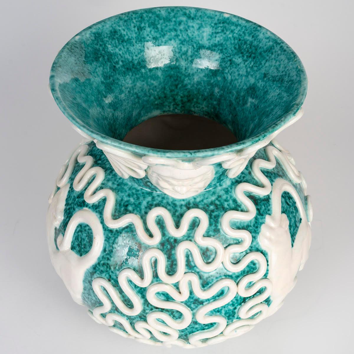 XX secolo Vaso in ceramica, 1950-1960 circa. in vendita