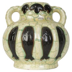 Vaso in ceramica, Repubblica Ceca (Cecoslovacchia), opera di Ditmar Urbach, anni ’20-’30