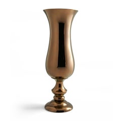 Ceramic Vase "DIANA" Handcrafted in Bronze by Gabriella B., Made in Italy