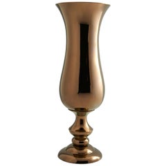 Ceramic Vase "DIANA" Handcrafted in Bronze by Gabriella B., Made in Italy