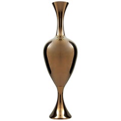 Ceramic Vase "Eve" Handcrafted in Bronze by Gabriella B. Made in Italy