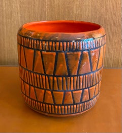 Vase / Pot à fleurs en céramique de Roger Capron, France, années 1960