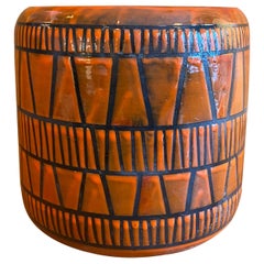 Ceramic Vase / Flowerpot by Roger Capron, France, 1960s