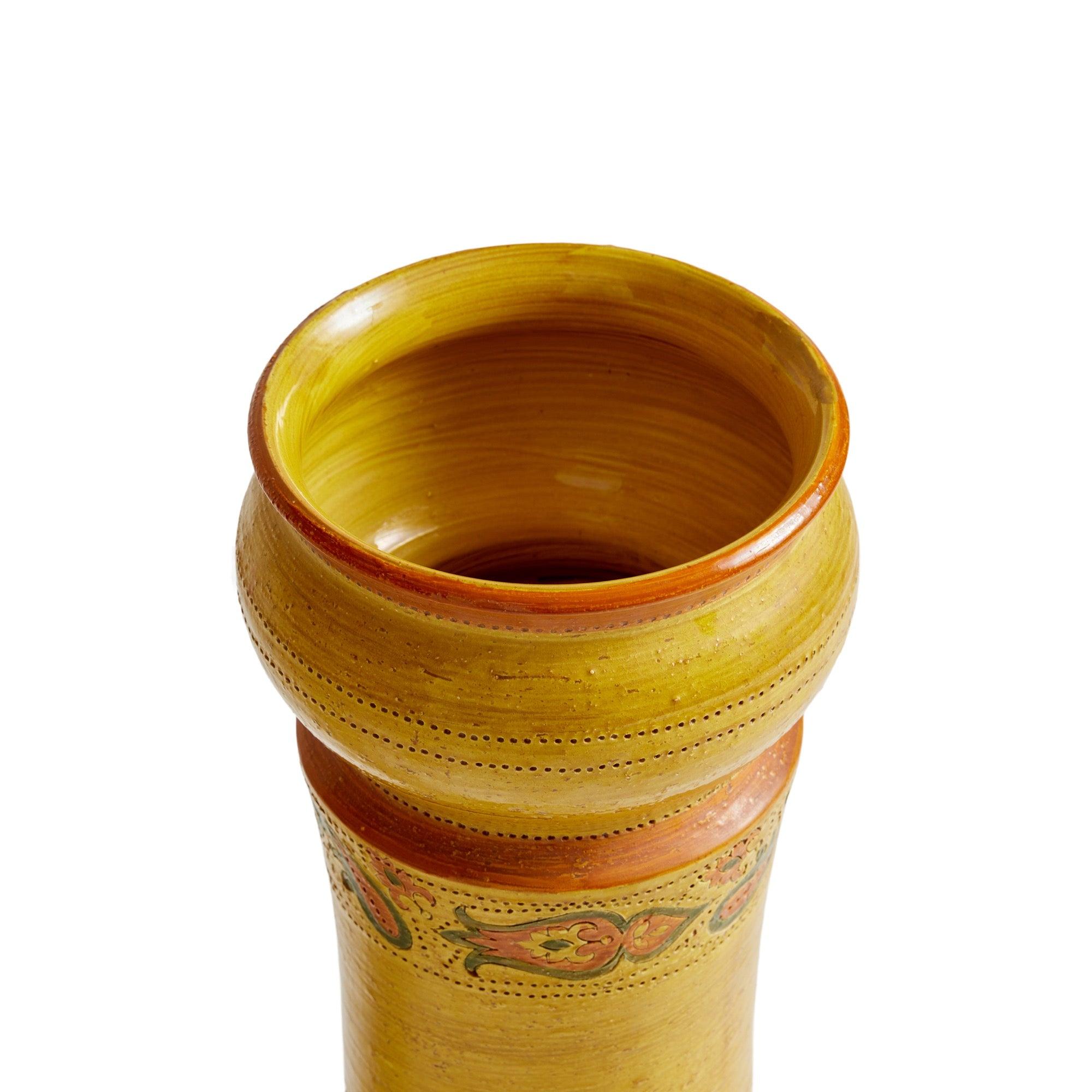 Italiano Vaso in ceramica di Rosenthal Netter per Bitossi in vendita