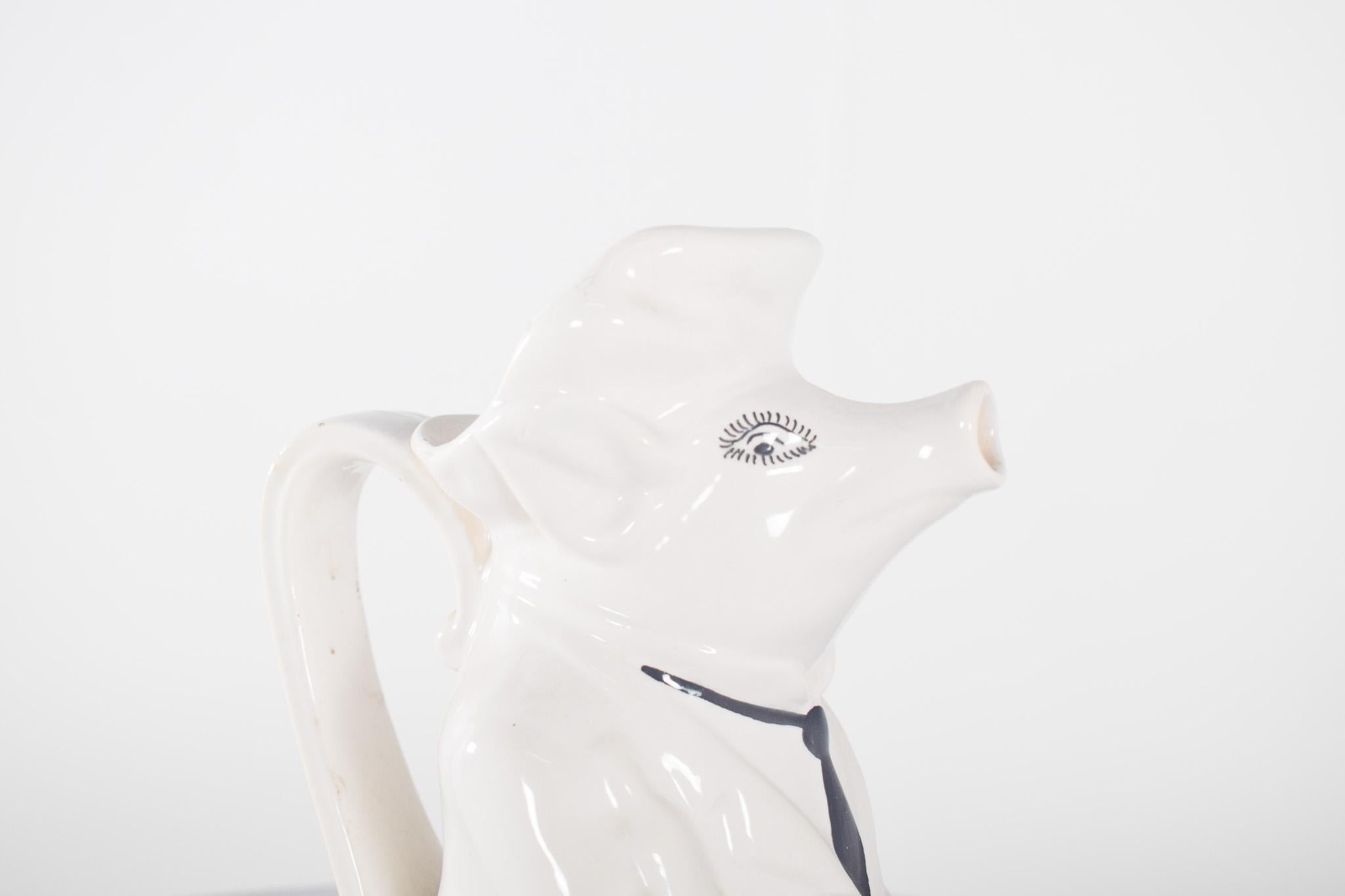 Ceramic Vase from Águeda, Portugal In Fair Condition For Sale In Lisboa, Lisboa