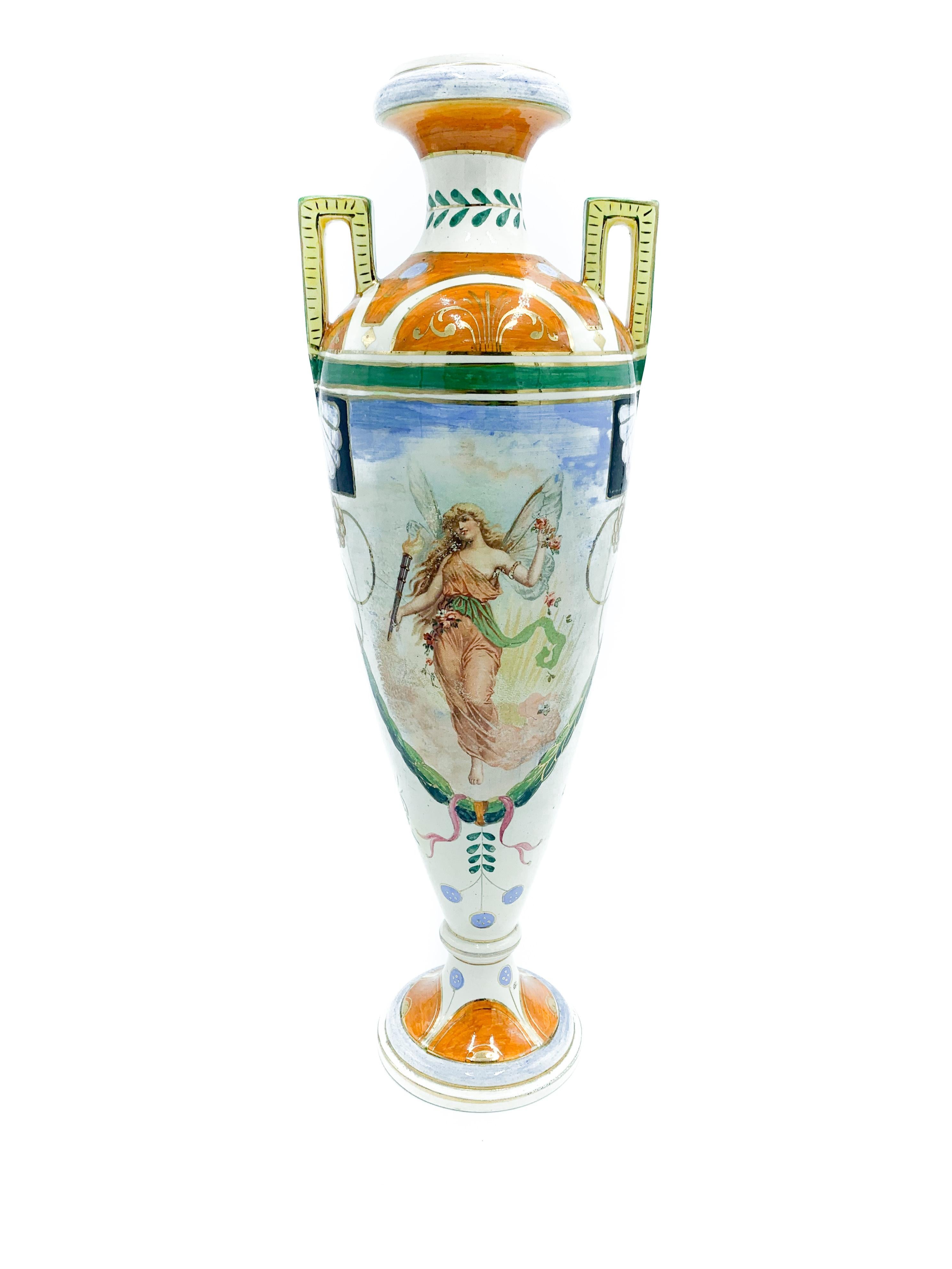 Italiano Vaso in ceramica di Colonnata Toscana degli anni '30 in vendita
