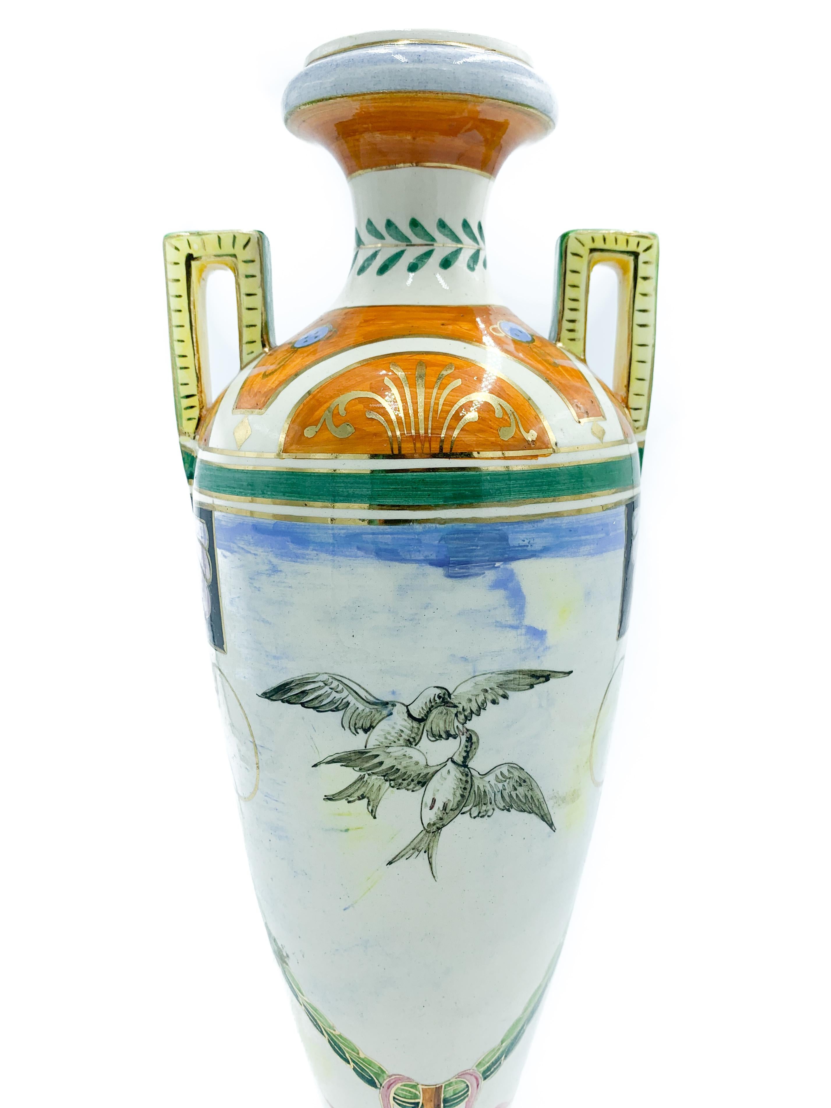 Ceramica Vaso in ceramica di Colonnata Toscana degli anni '30 in vendita