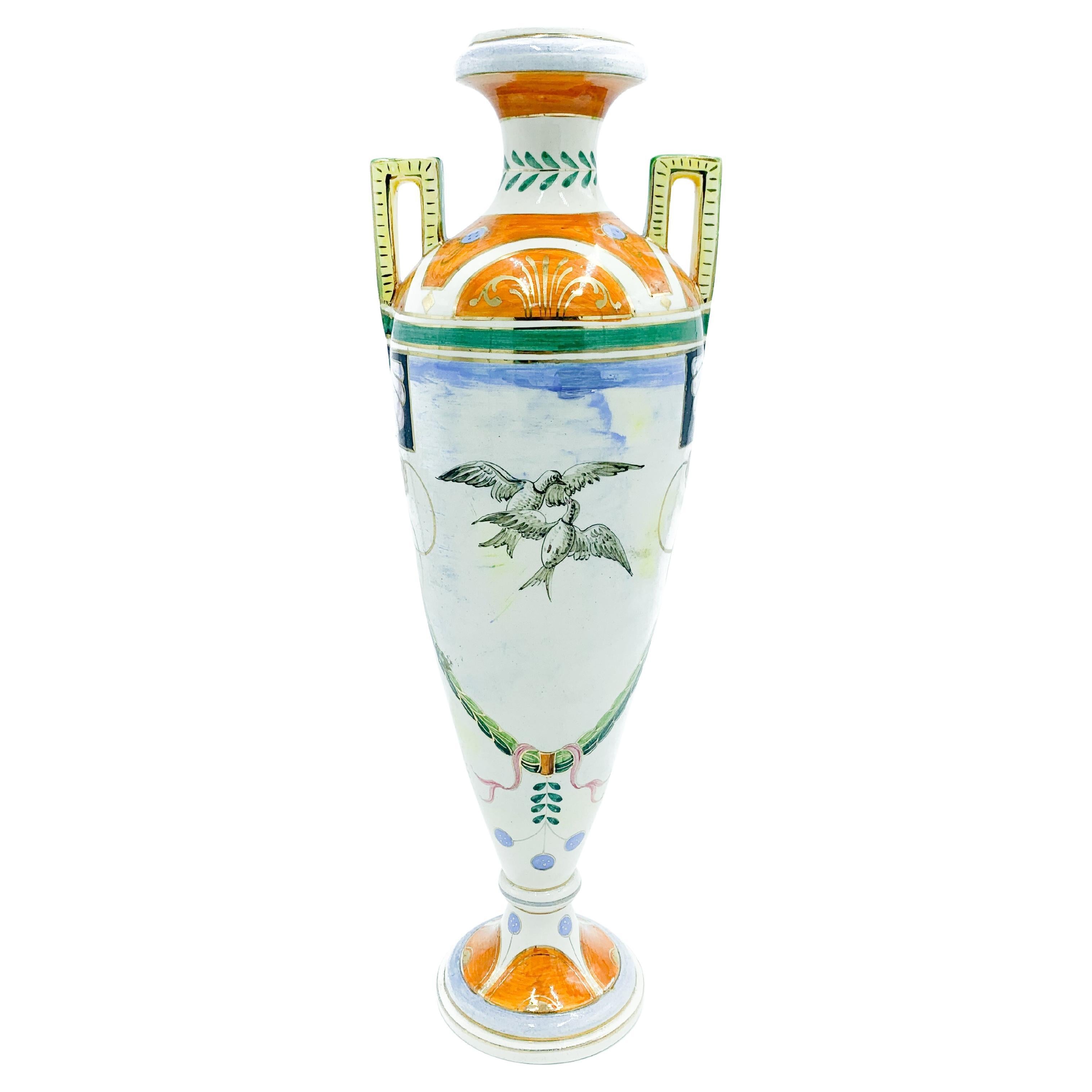 Vaso in ceramica di Colonnata Toscana degli anni '30