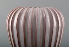 Ceramic Vase from Eslau, Plain / Ribbed Design, Early Eslau 1960s