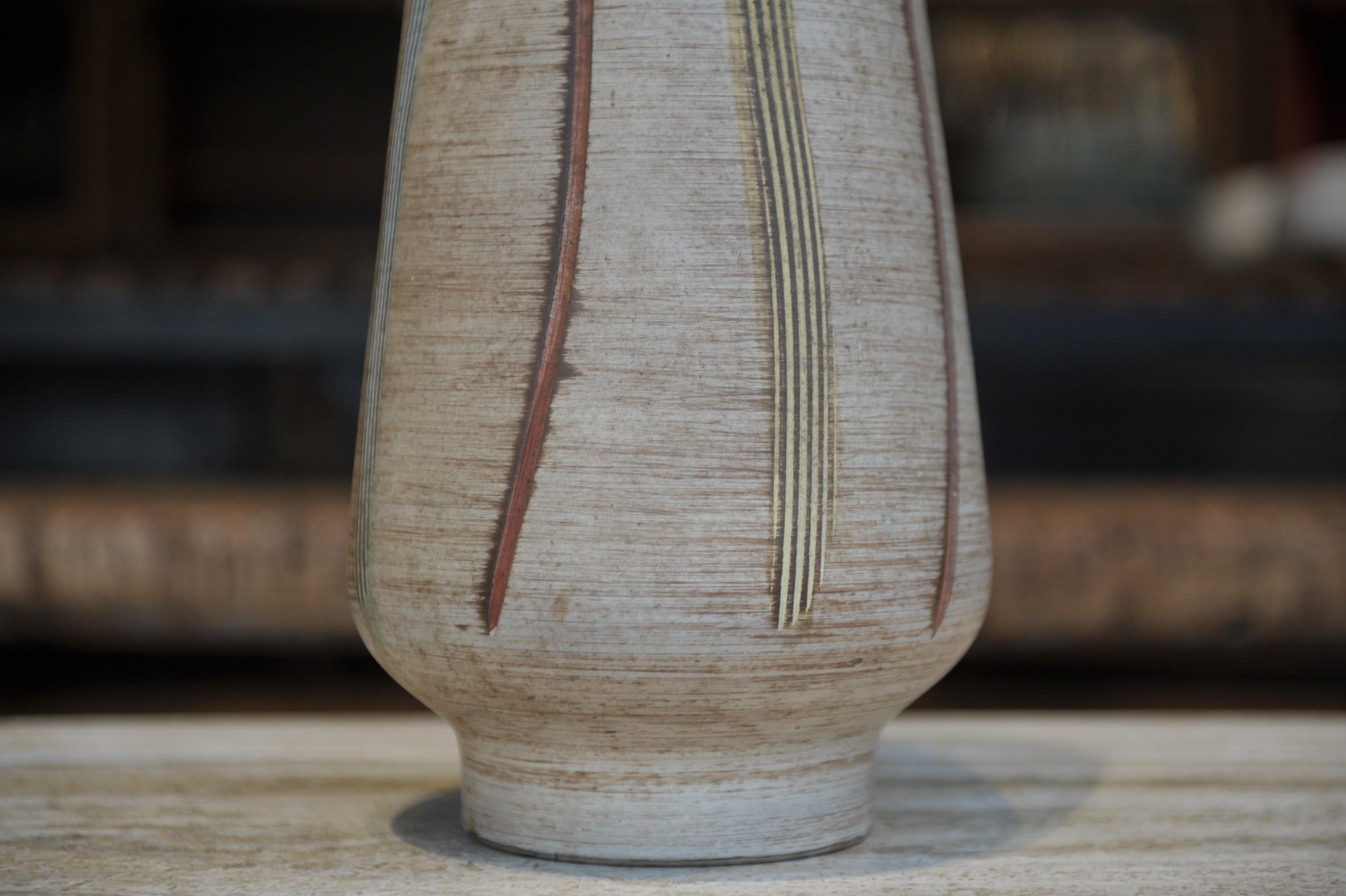 Mid-Century Modern Ceramic Vase from Germany, Circa 1970s For Sale