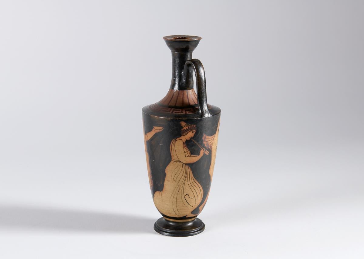 Keramikvase, Vase aus glasiertem Steinzeug, Ciboure Töpferei, Frankreich, um 1925 (Französisch) im Angebot