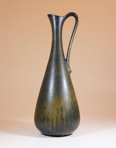 Vaso in ceramica Gunnar Nylund, Rörstrand, Scandinavo del Medioevo Vintage