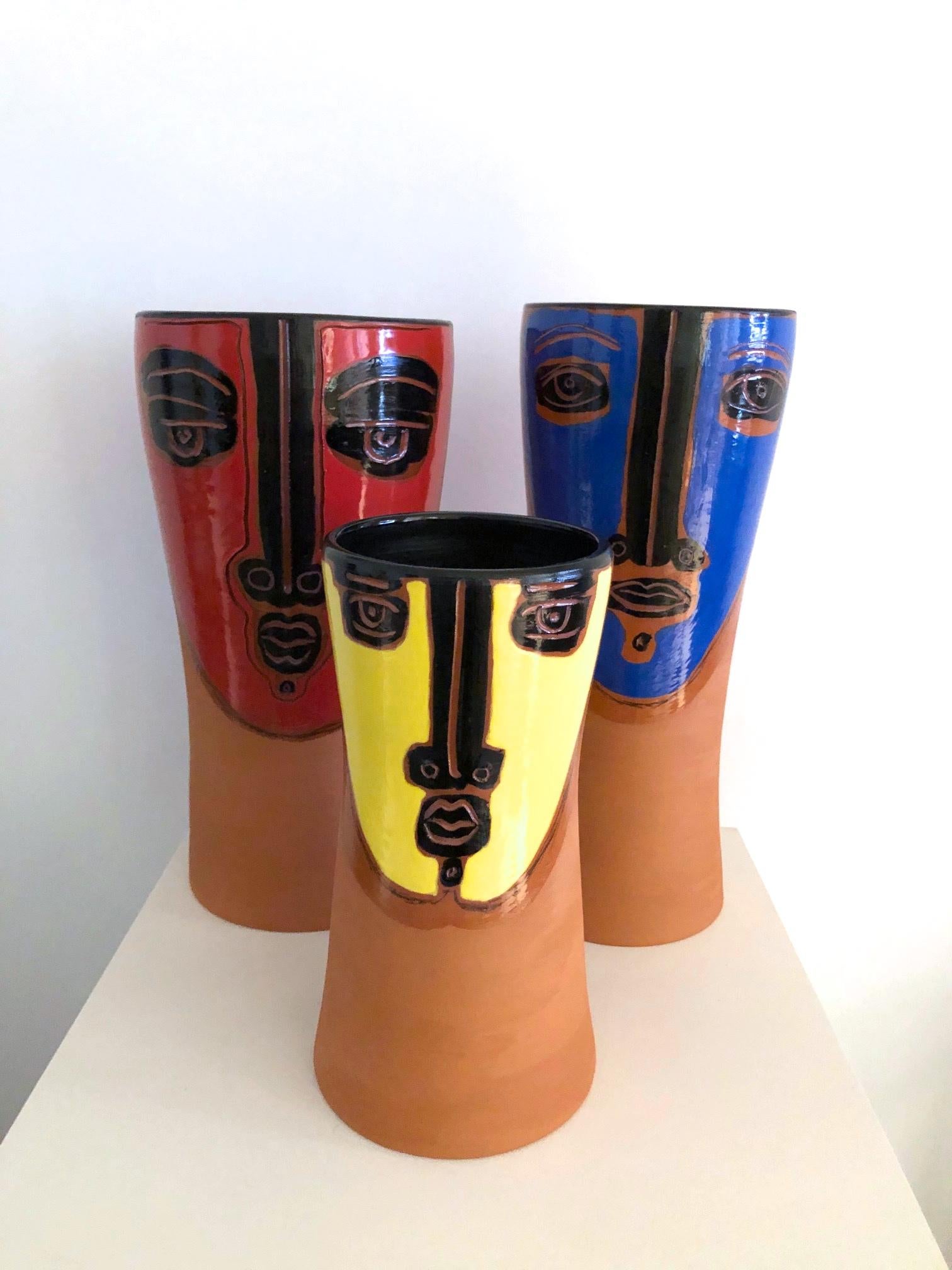 Contemporary Ceramic Vase Idole 