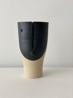 Ceramic Vase " Idole " Signed by French Ceramist Dalo