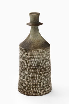 Ceramic Vase in Glazed Stoneware by Stig Lindberg, 1950's