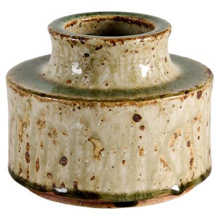 Keramikvase mit grauer Glasur, Marianne Westman für Rorstrand, Schweden, 1960er Jahre