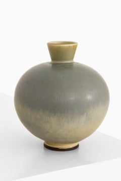 Ceramic Vase in Hare Fur Glaze by Berndt Friberg