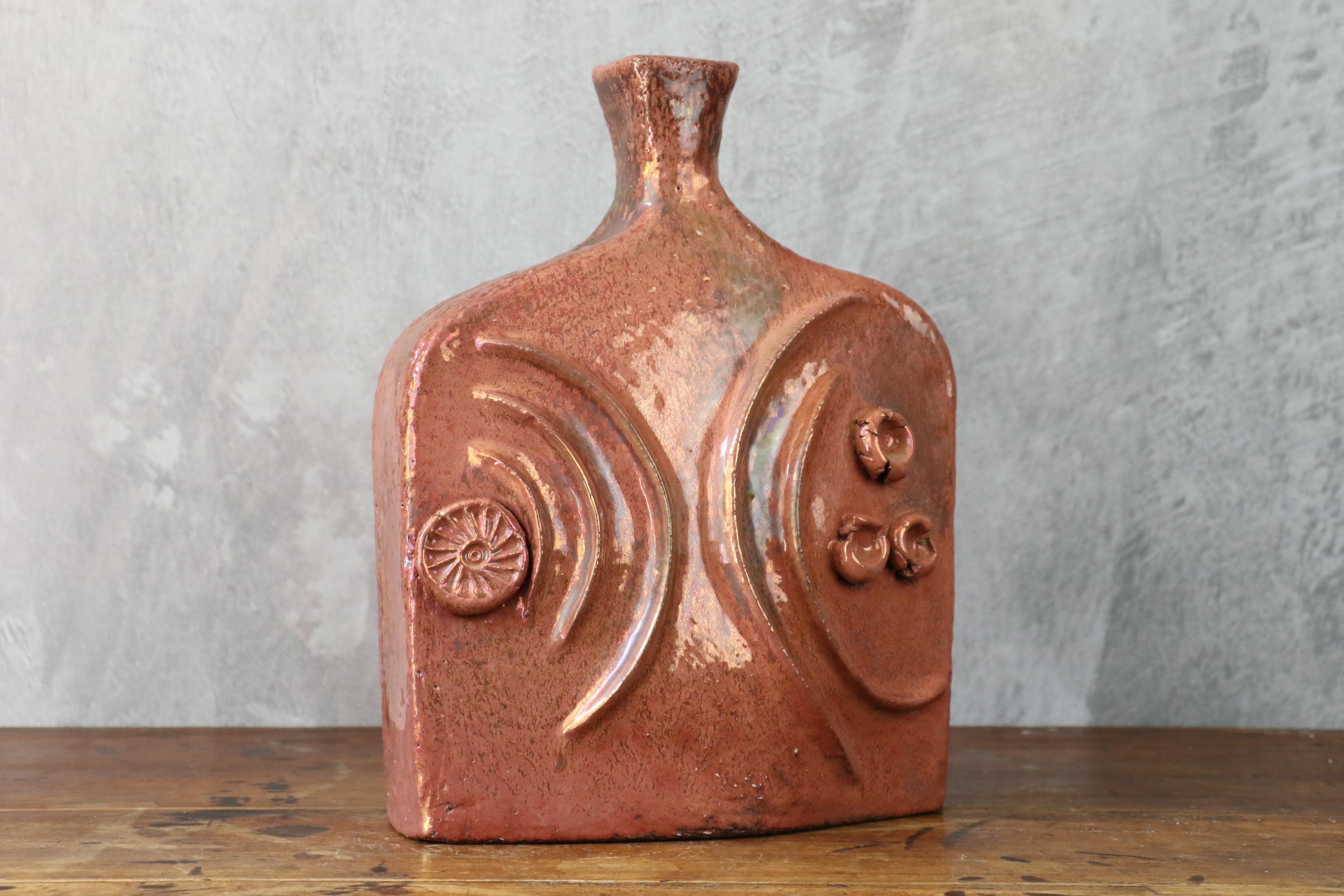 Skulpturale Vase aus Keramik von Robert Chiazzo - Era Ruelland Ramié (Moderne) im Angebot