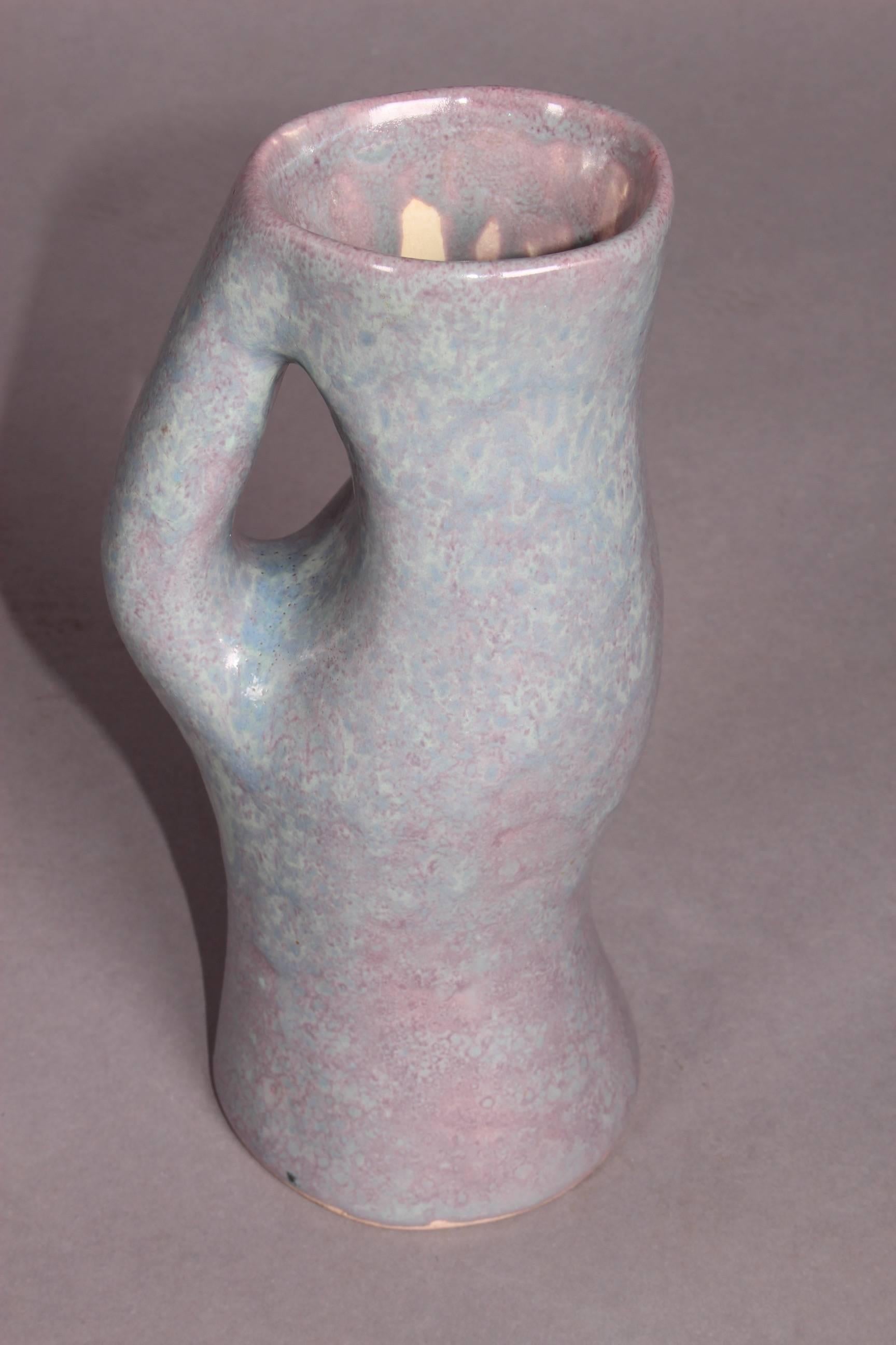 European Ceramic Vase in the Style of Georges Jouve