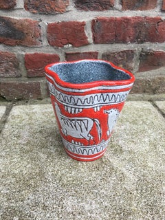 Ceramic Vase, Italy, circa 1950-1960