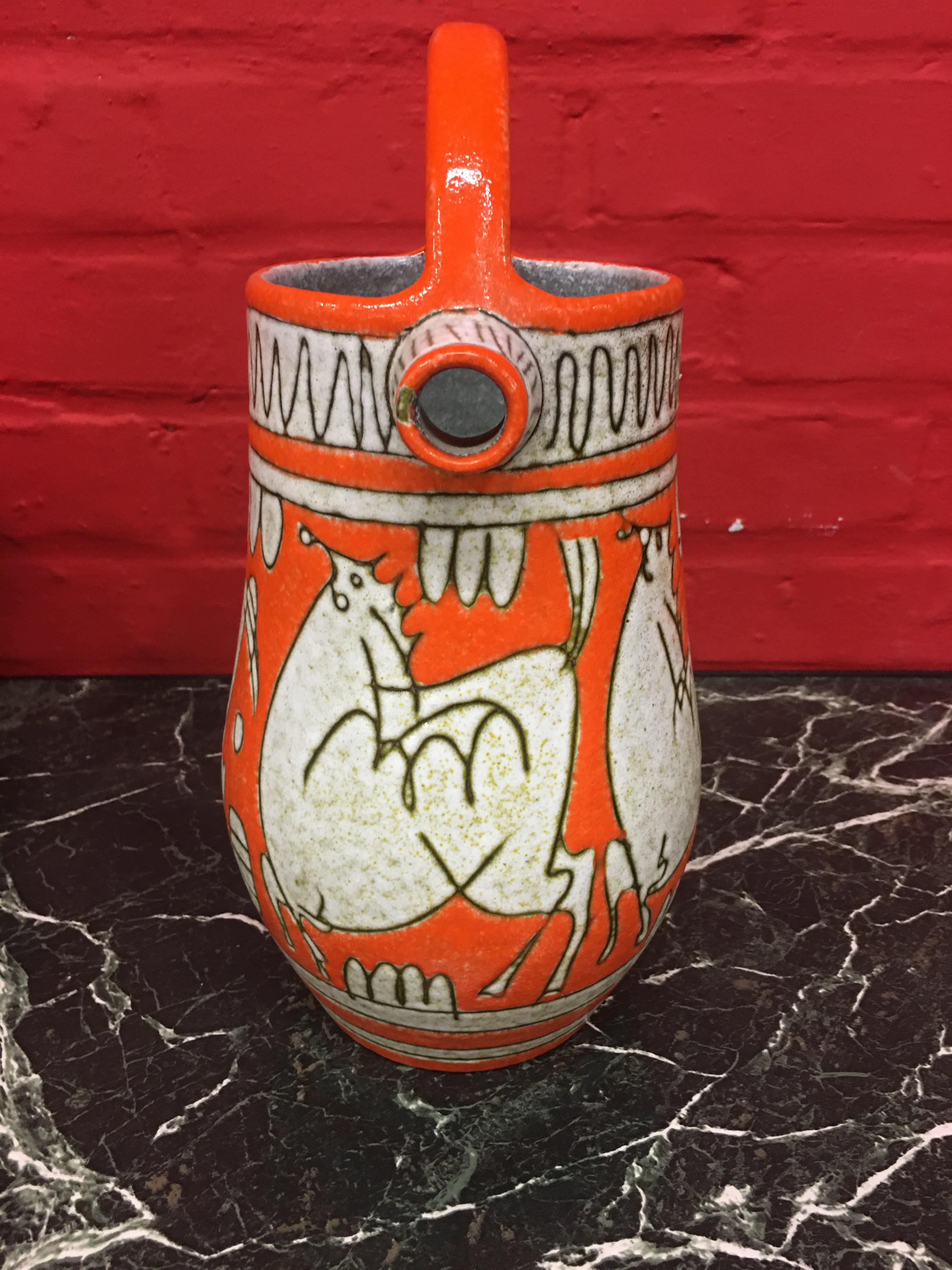 Ceramic Vase, Italy, circa 1950 For Sale 3