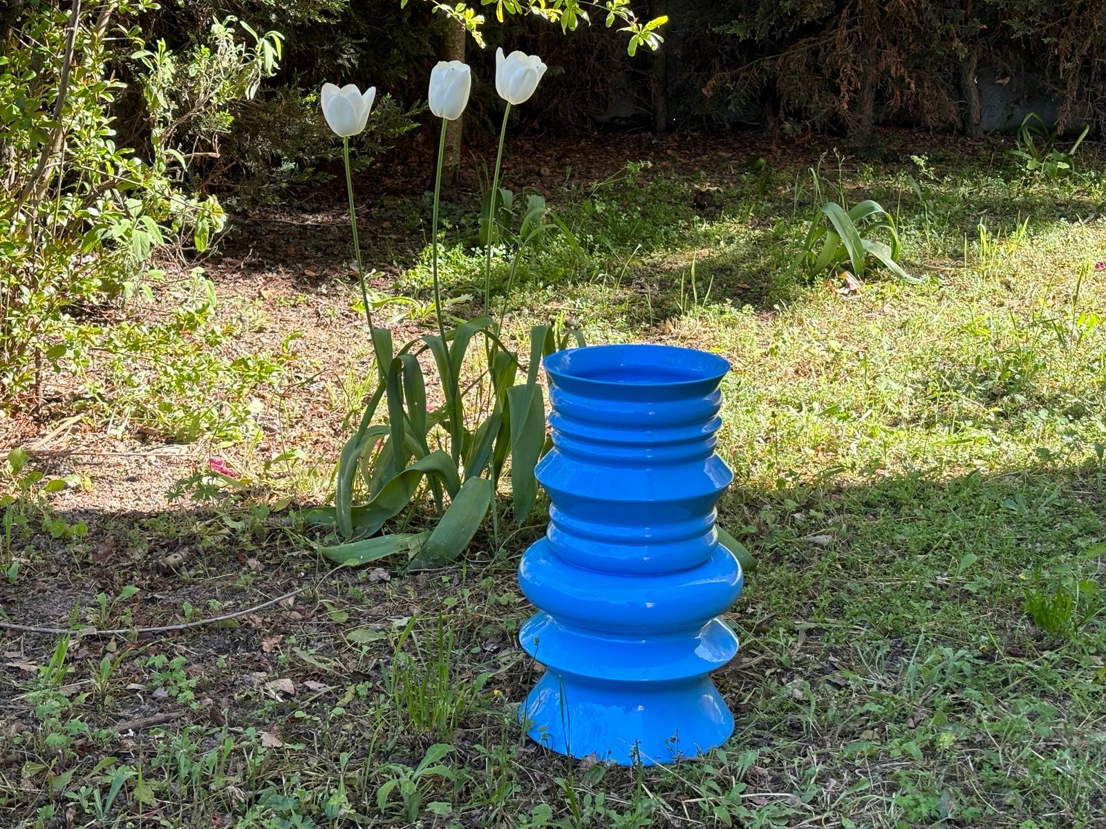 Smaltato Vaso in ceramica Jaipur Model di Sergio Asti per Superego Editions in vendita