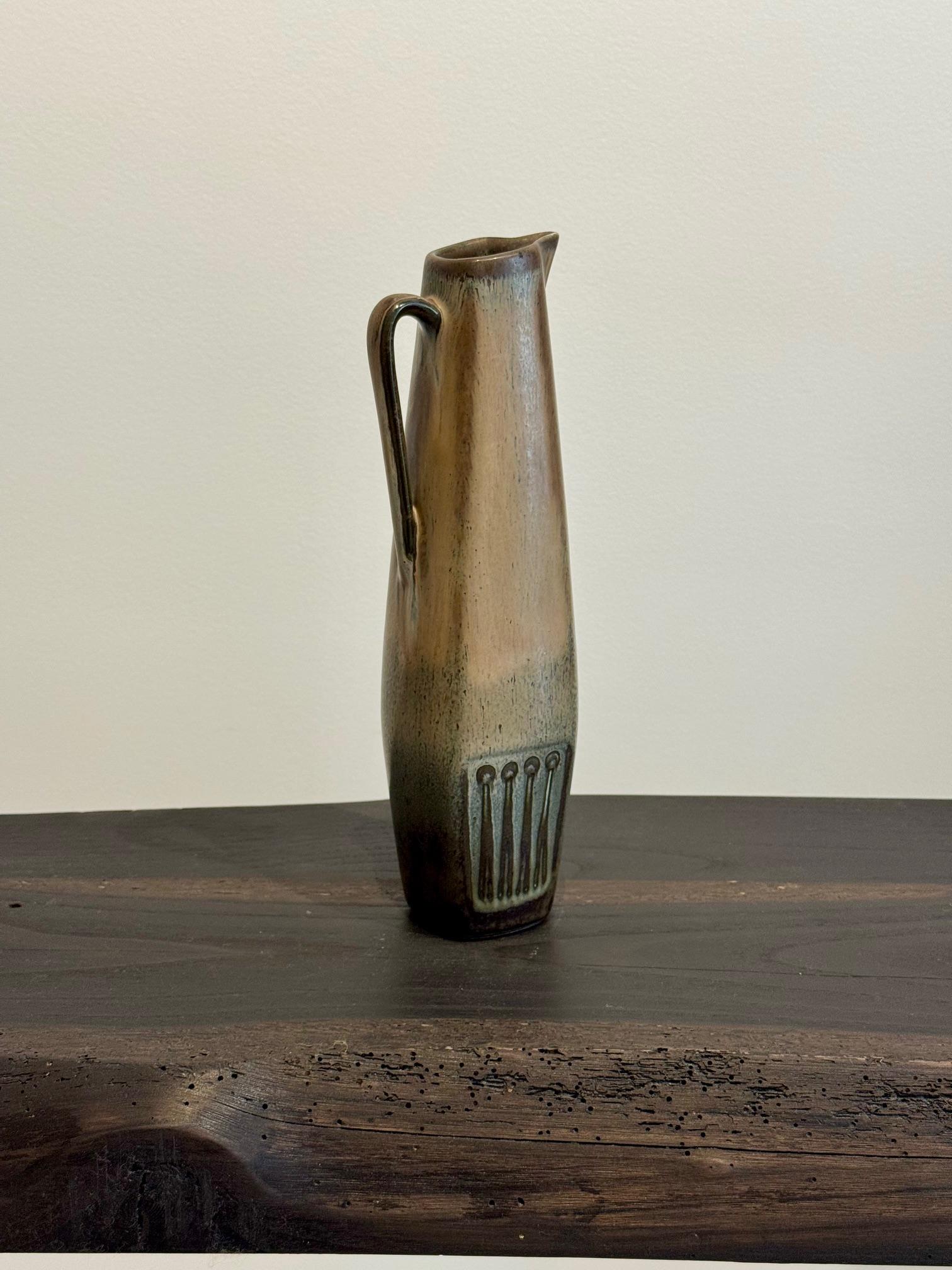 Ceramic Vase Jug by Gunnar Nylund, Rörstrand, Sweden, 1950s For Sale 5