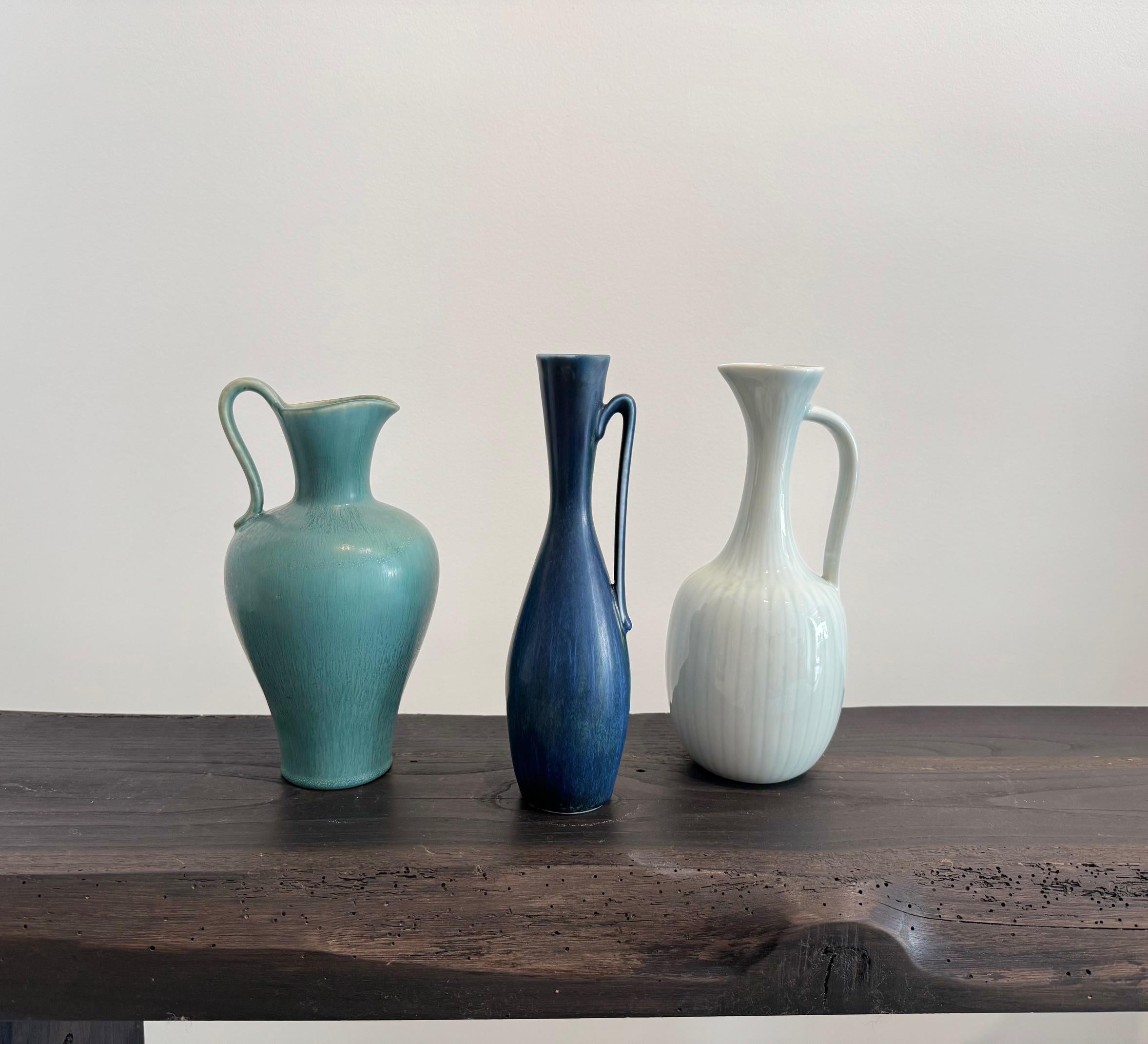 Ceramic Vase Jug by Gunnar Nylund, Rörstrand, Sweden, 1950s For Sale 6