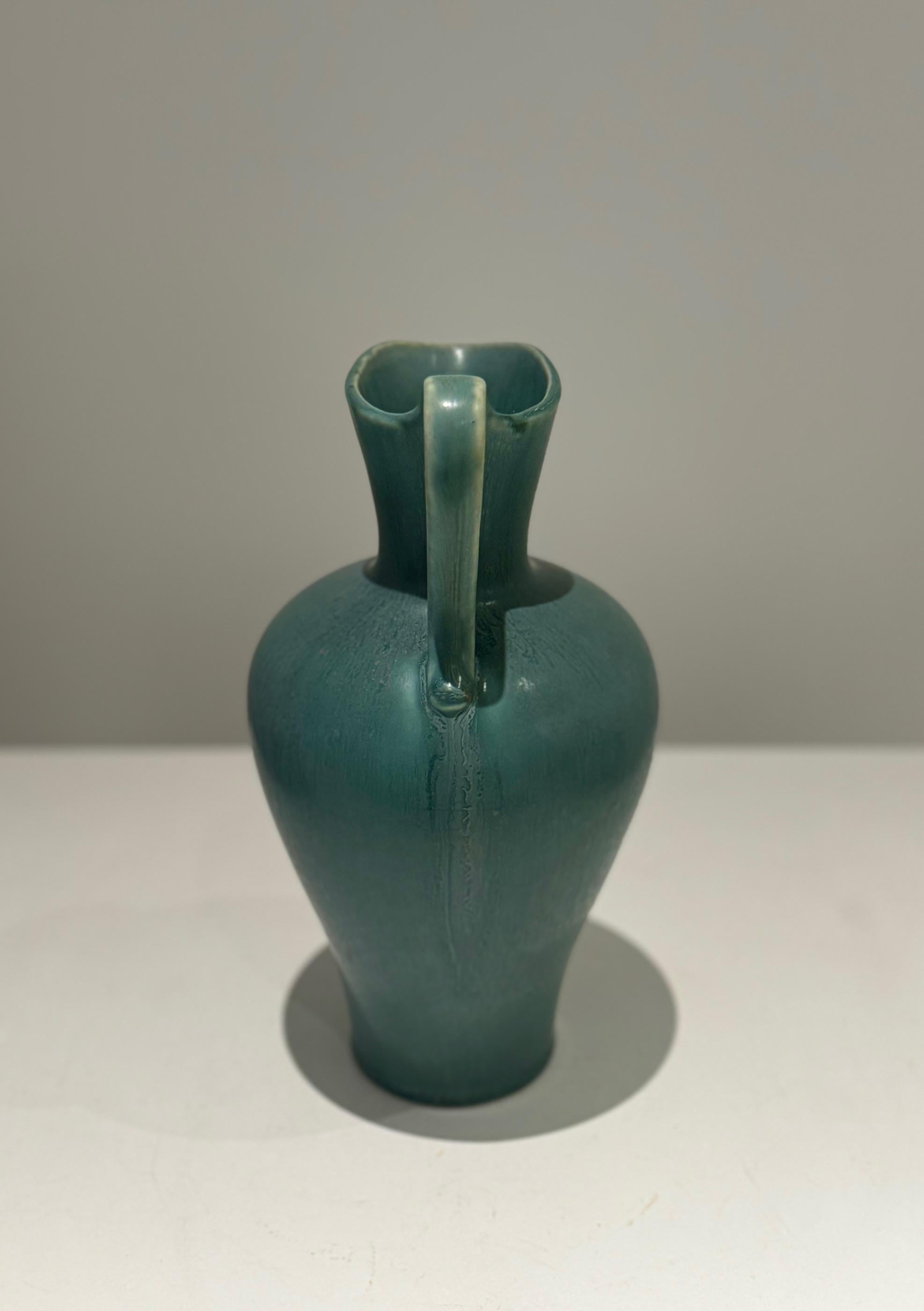 Ceramic Vase Jug by Gunnar Nylund, Rörstrand, Sweden, 1950s In Good Condition For Sale In Paris, FR