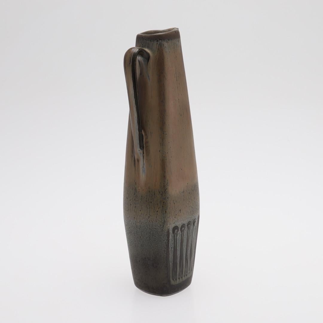 Mid-20th Century Ceramic Vase Jug by Gunnar Nylund, Rörstrand, Sweden, 1950s For Sale