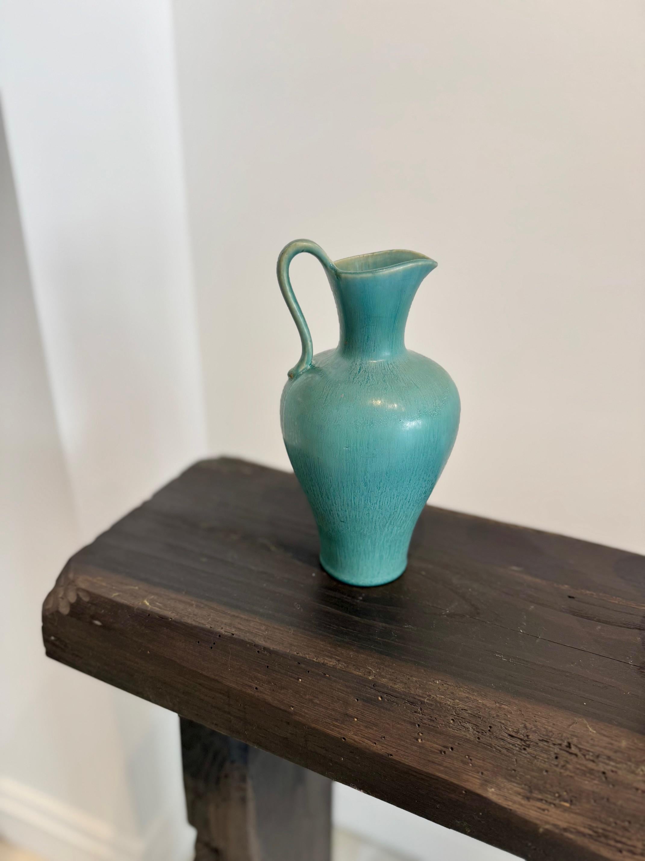 Ceramic Vase Jug by Gunnar Nylund, Rörstrand, Sweden, 1950s For Sale 2