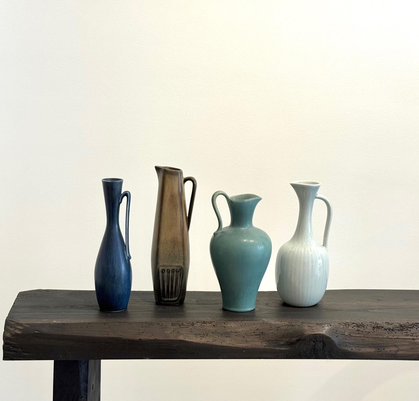 Ceramic Vase Jug by Gunnar Nylund, Rörstrand, Sweden, 1950s For Sale 5