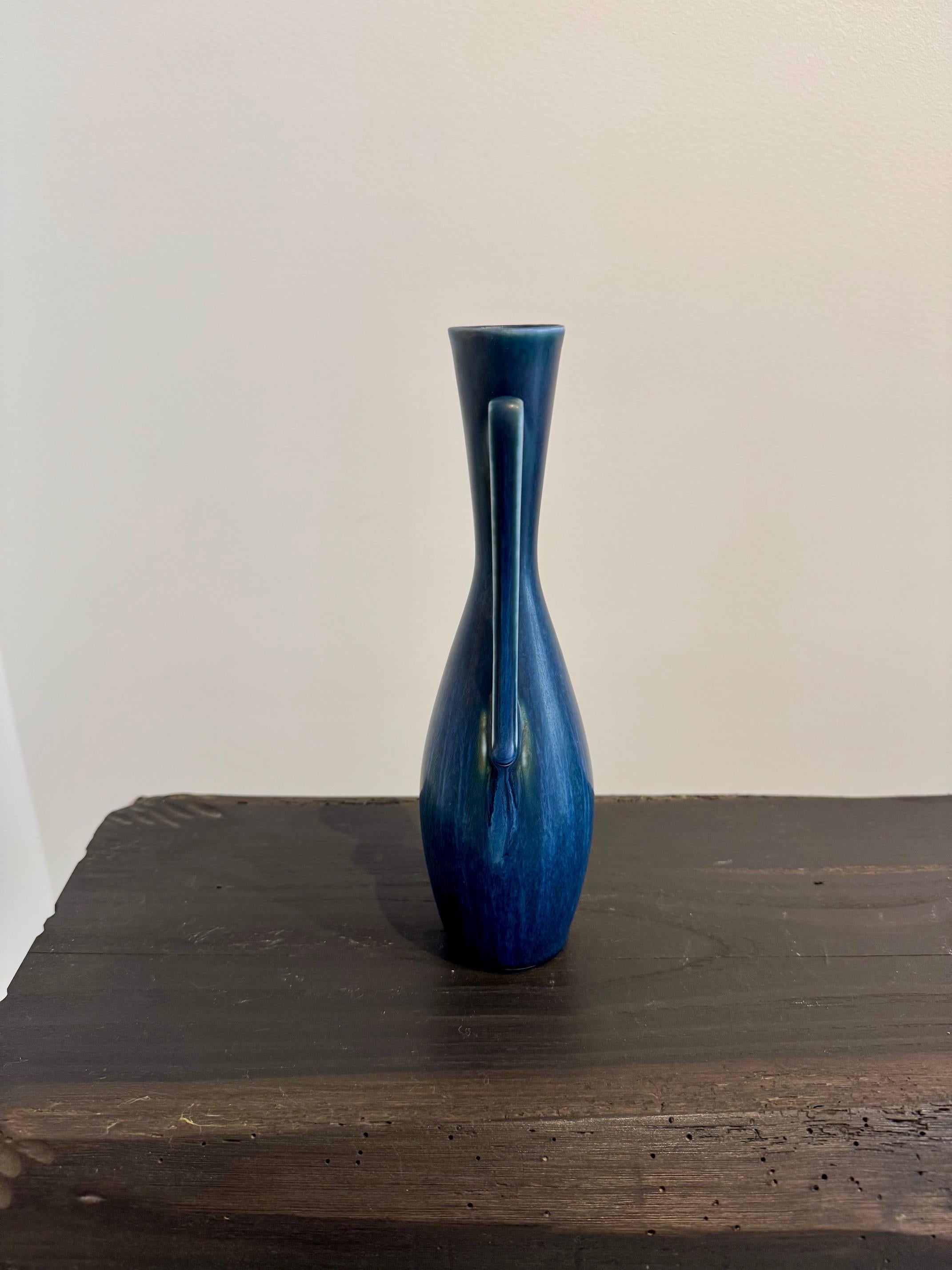 Brocca vaso in ceramica di Gunnar Nylund, Rörstrand, Svezia, anni '50 In condizioni buone in vendita a Paris, FR