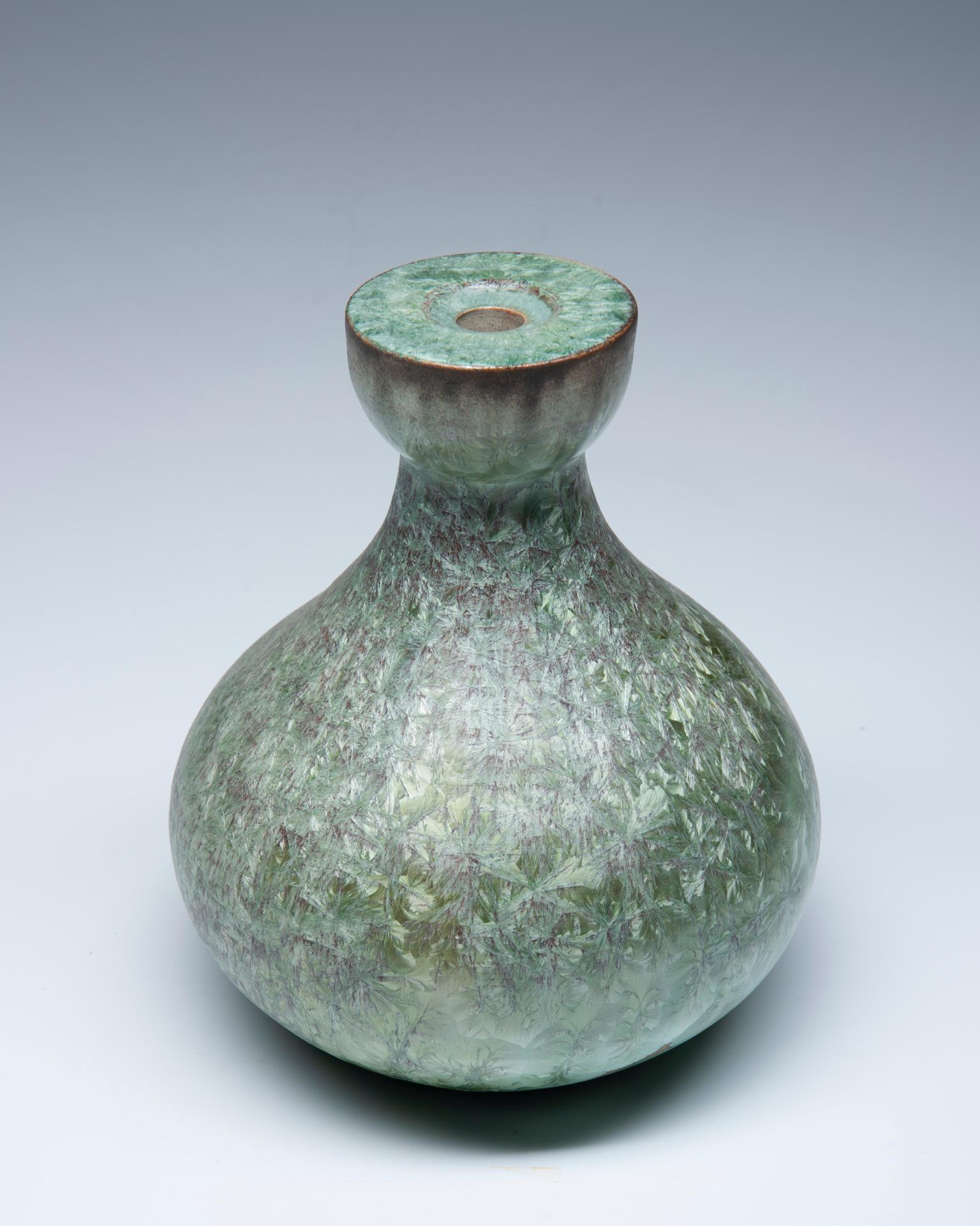 Vaso e base per lampada in ceramica con nuclei - Marius Bessone In condizioni buone in vendita a Antwerpen, BE