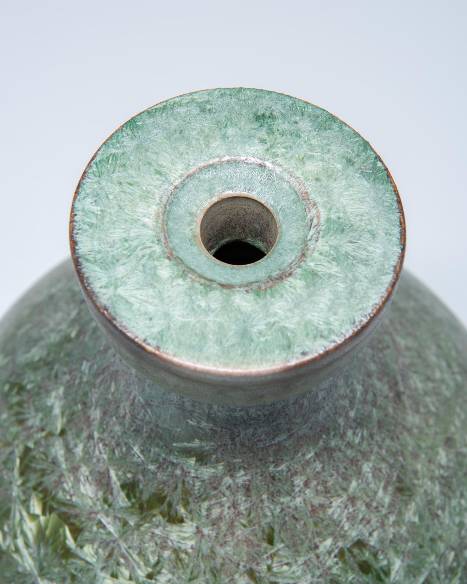 Ceramica Vaso e base per lampada in ceramica con nuclei - Marius Bessone in vendita