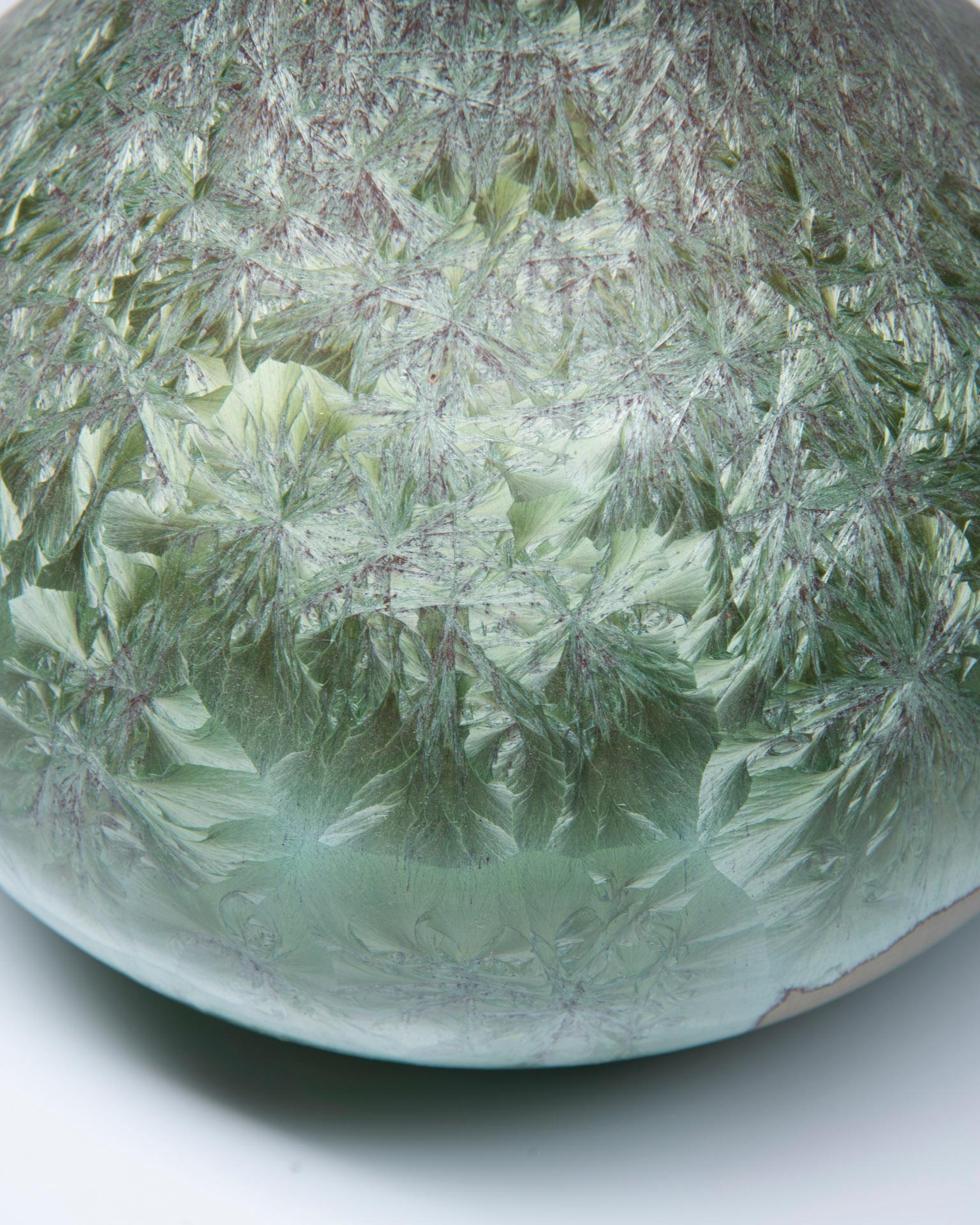 Vaso e base per lampada in ceramica con nuclei - Marius Bessone in vendita 1