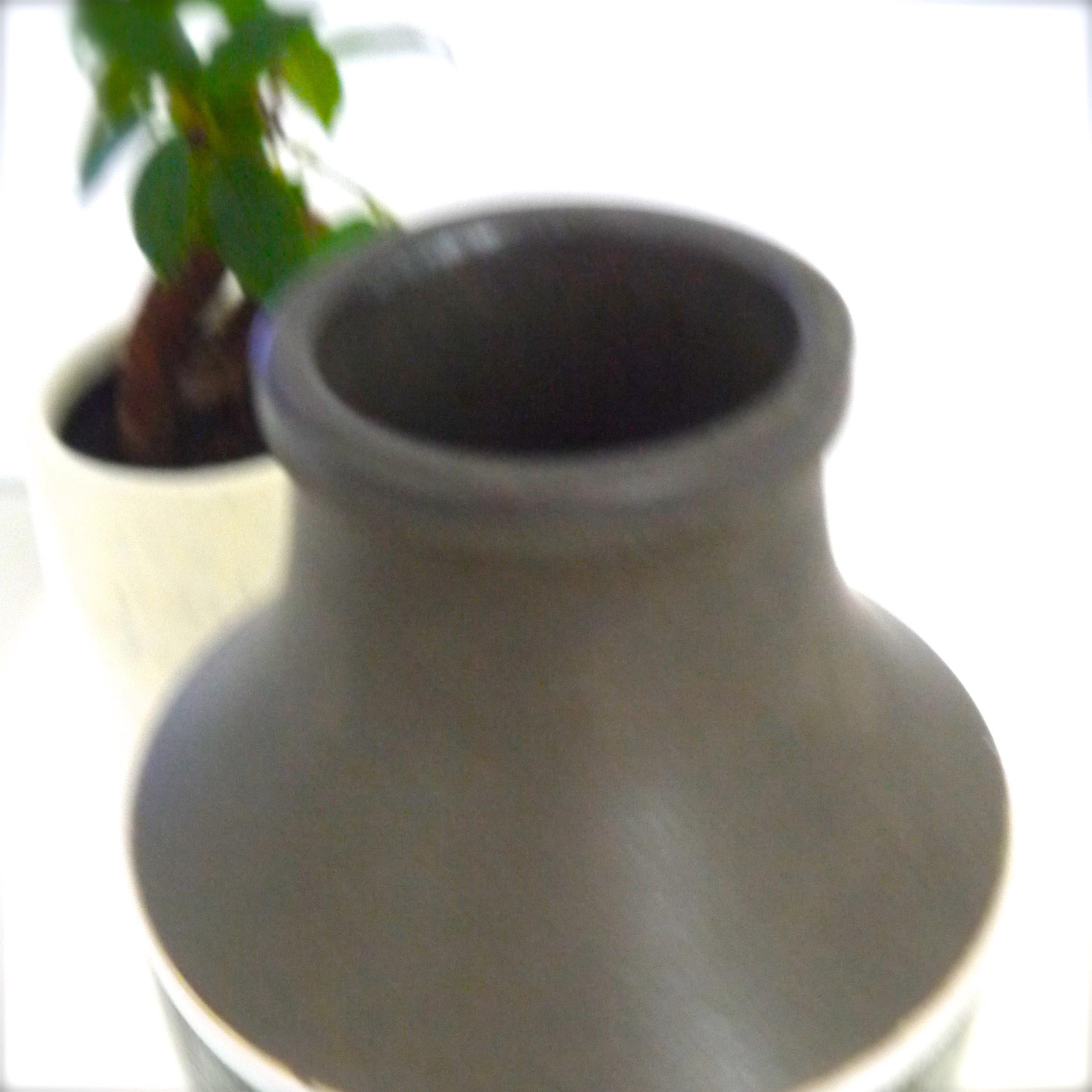 Modern Ceramic Vase Langley 'Denby Period', circa 1980 For Sale