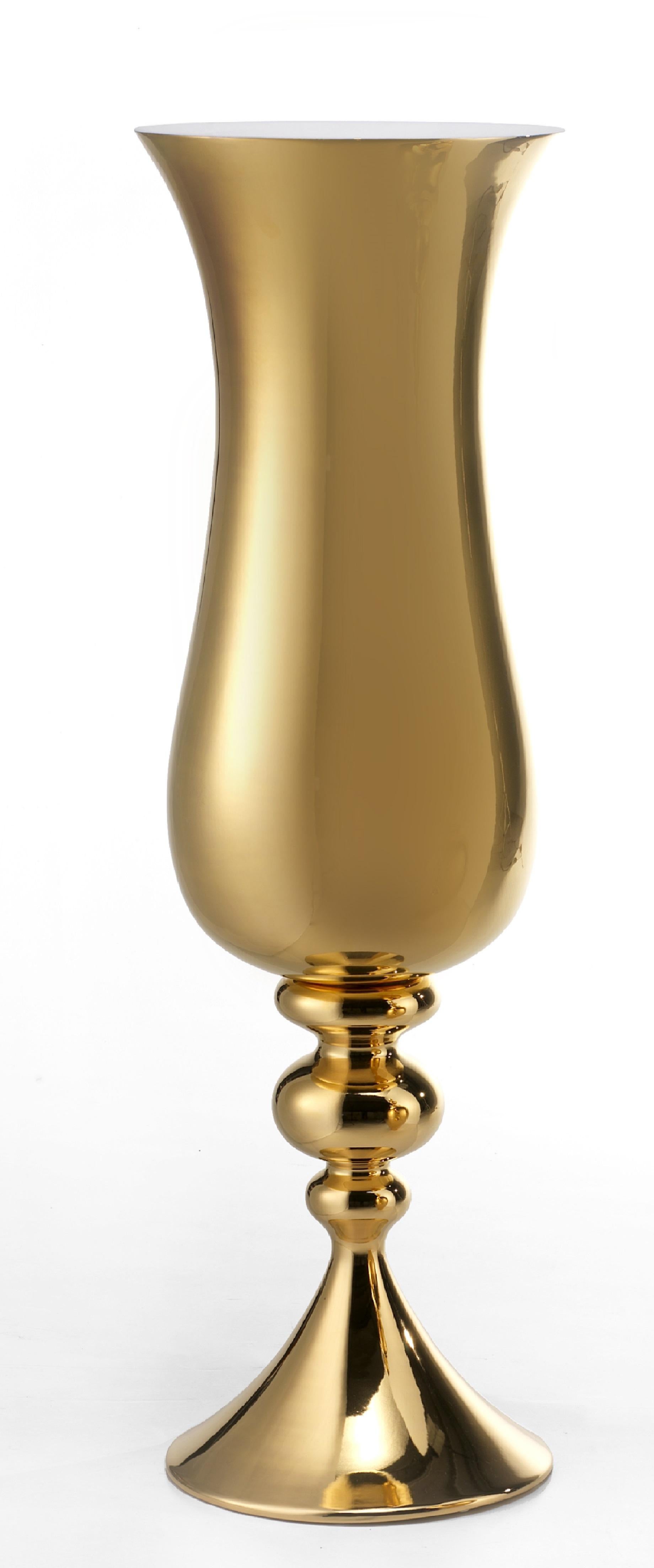 italien Vase en céramiqueLOTH fabriqué à la main en or 24 carats par Gabriella B., fabriqué en Italie en vente