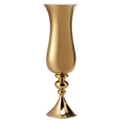 Vase en céramiqueLOTH fabriqué à la main en or 24 carats par Gabriella B., fabriqué en Italie