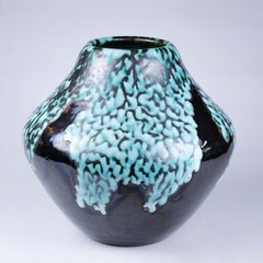 Keramikvase von Félix Gete für C.A.B.