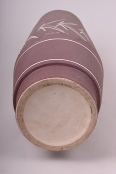 Keramikvase aus Tschechien, Originalzustand, Mitte des Jahrhunderts