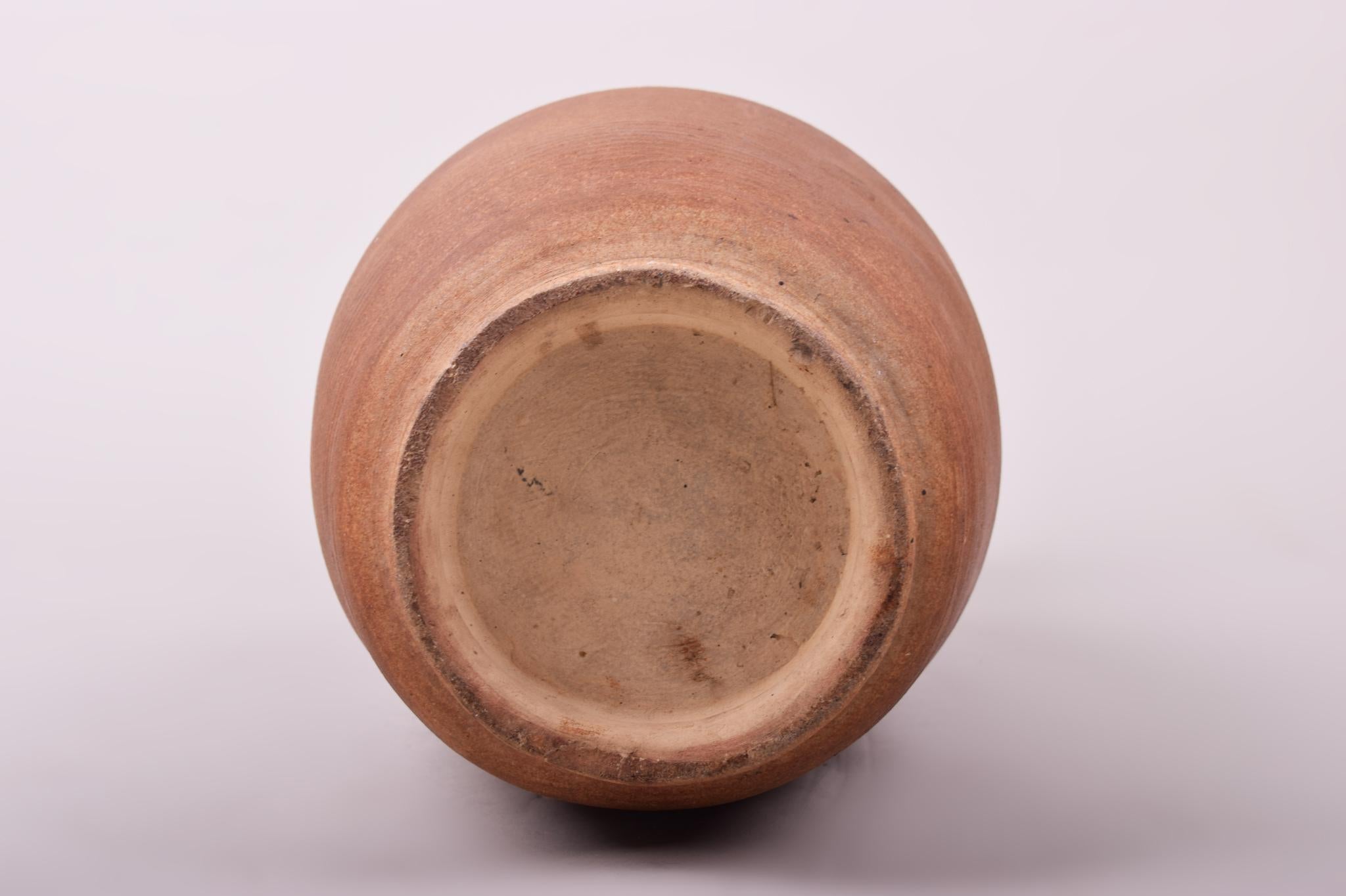 Mid-Century Modern Ceramic Vase Made in Czechia, Original Condition, Mid Century For Sale
