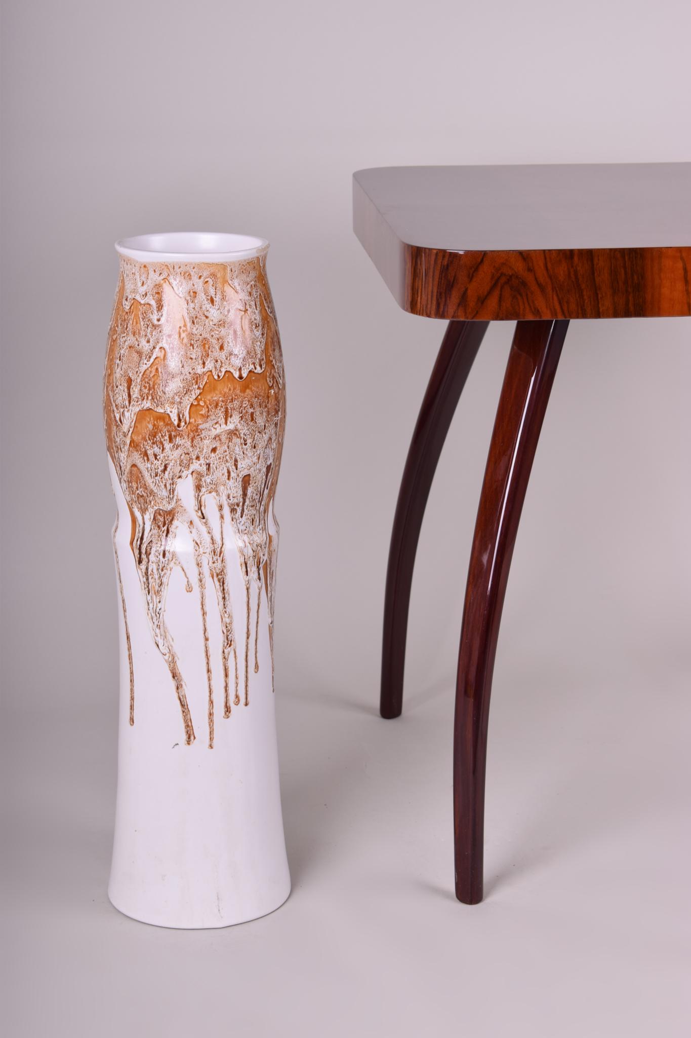 20th Century Ceramic Vase Made in Czechia, Original Condition, Mid Century For Sale