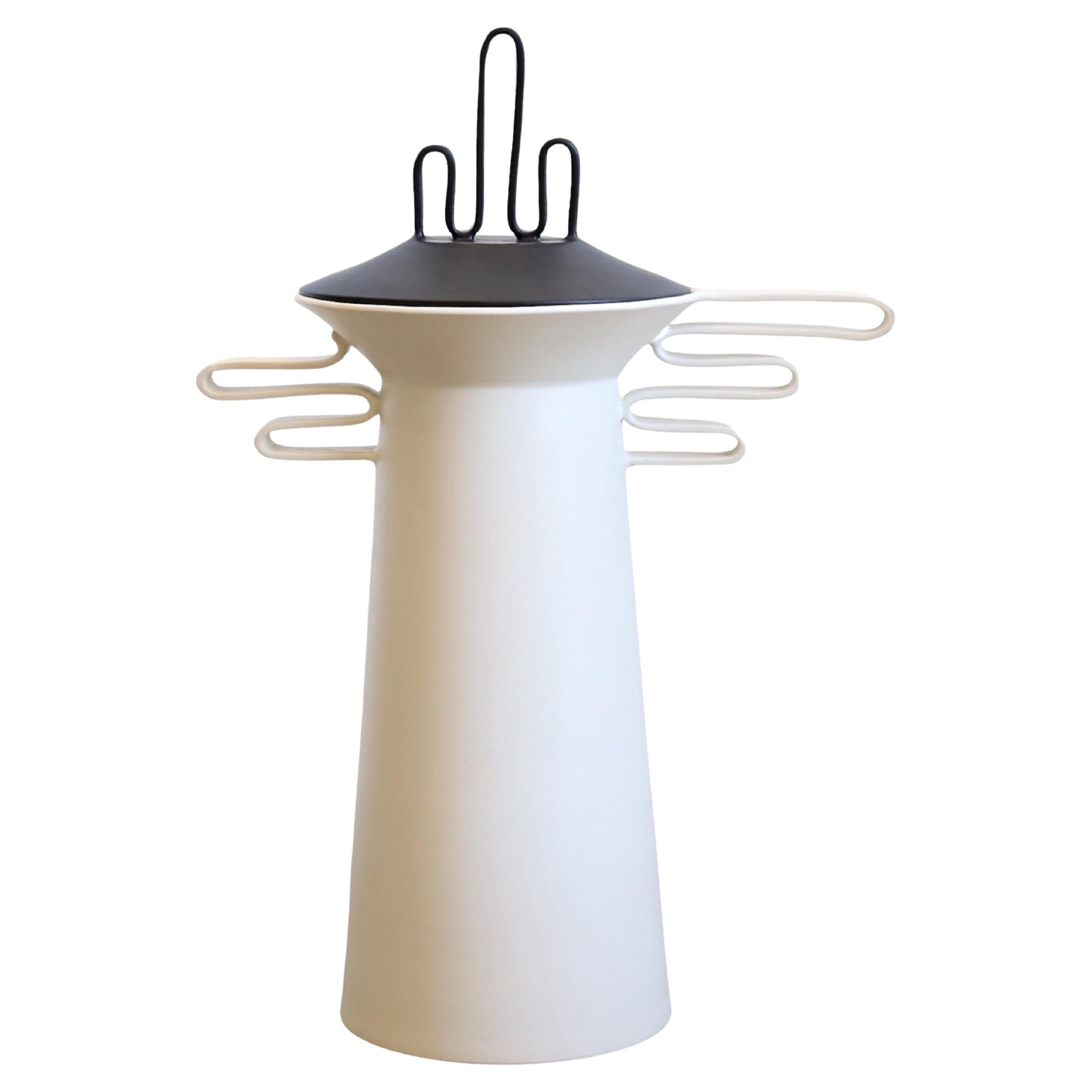 Ceramic Vase Maya Collection by Jean Christophe Clair for Rometti
