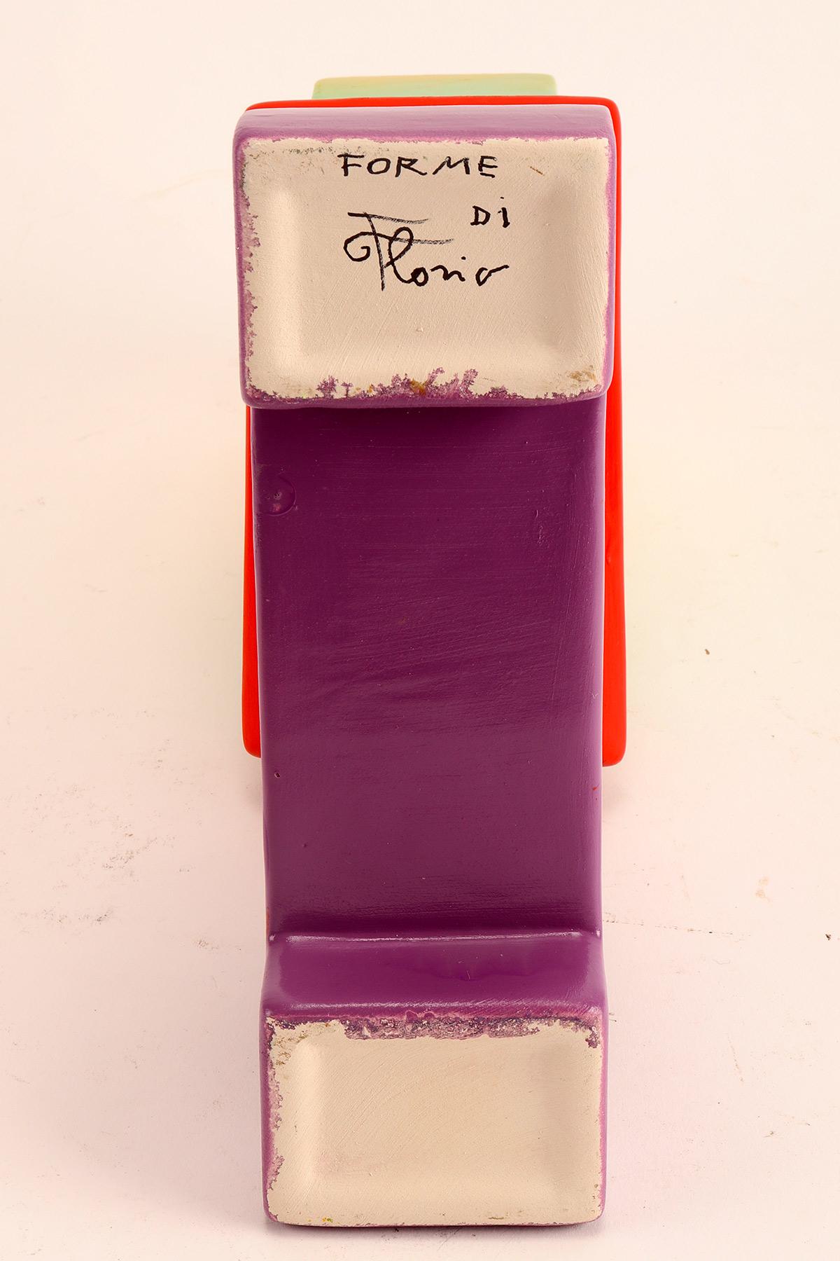 Vaso in ceramica Memphis, 