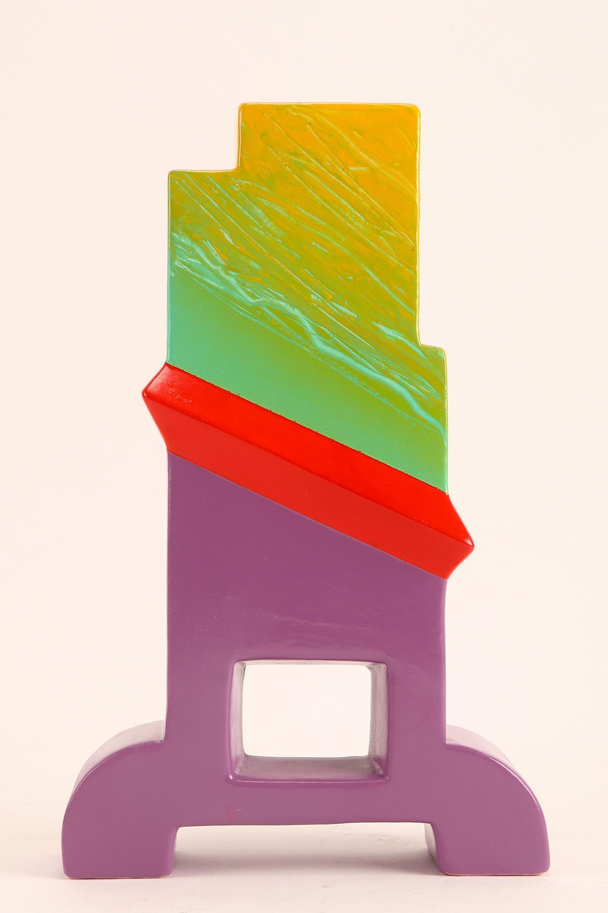 Vaso in ceramica Memphis, 